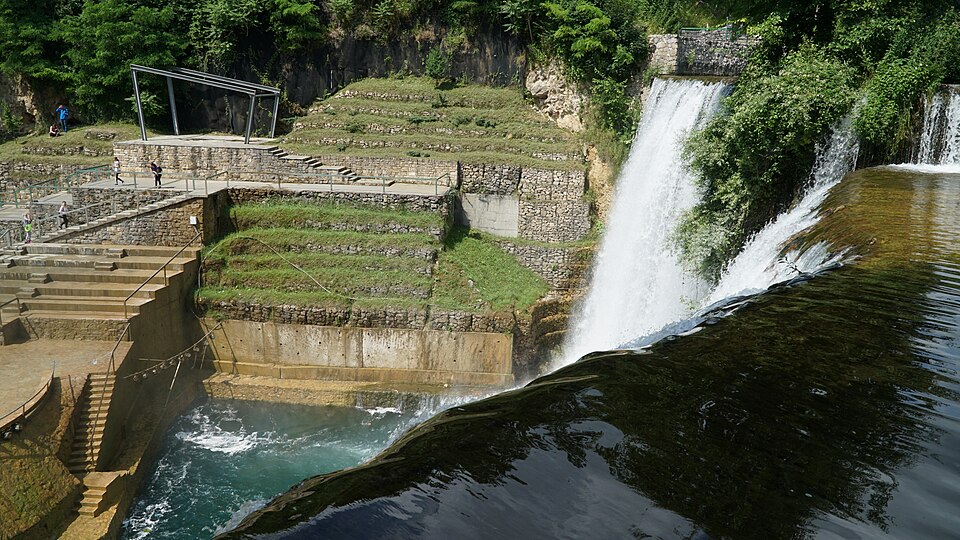 La cascada del Pliva en Jajce