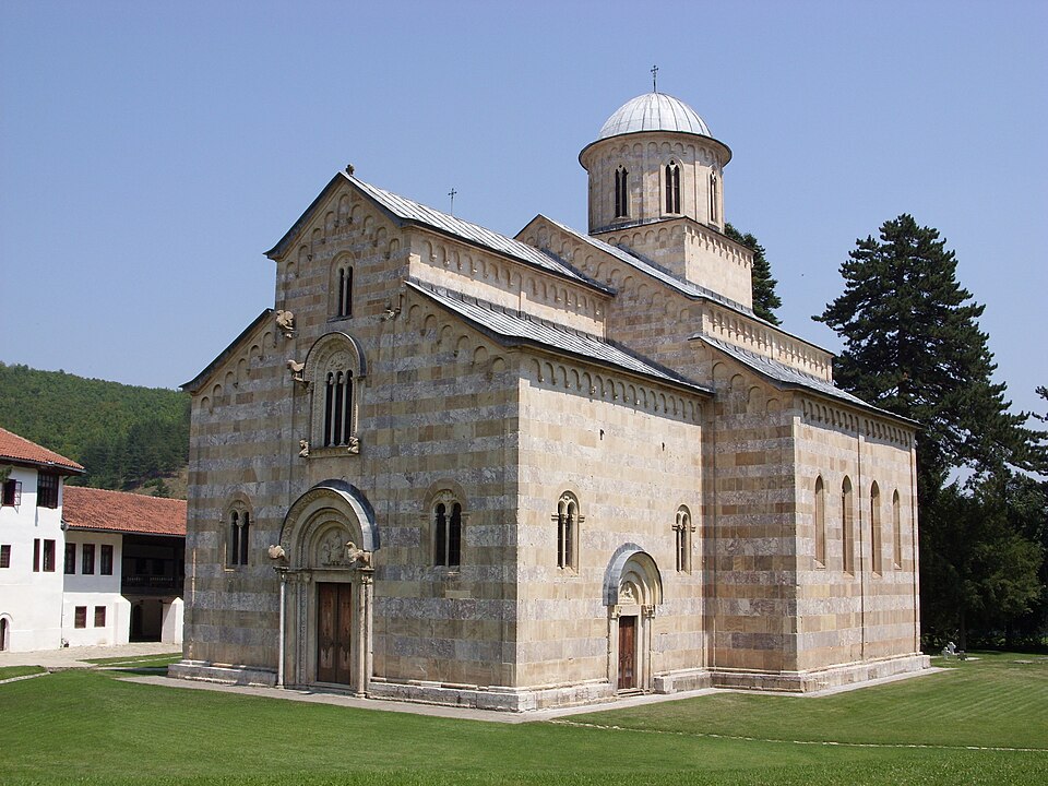 La iglesia de mármol del monasterio de Visoki Dečani