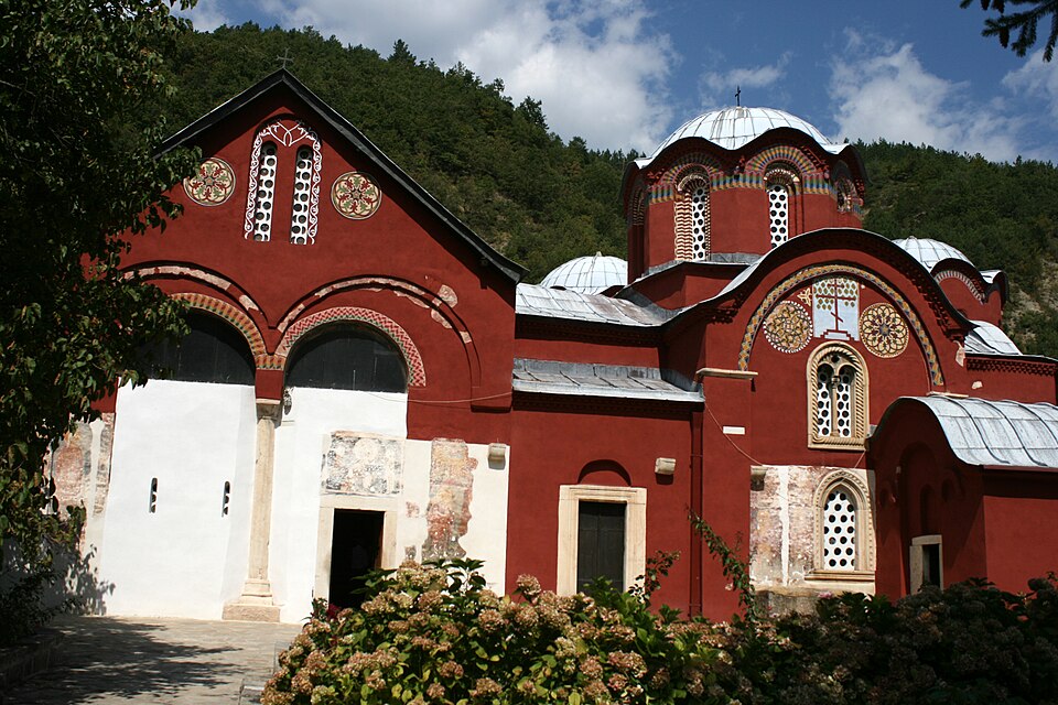 Las iglesias rojas del Patriarcado de Peć