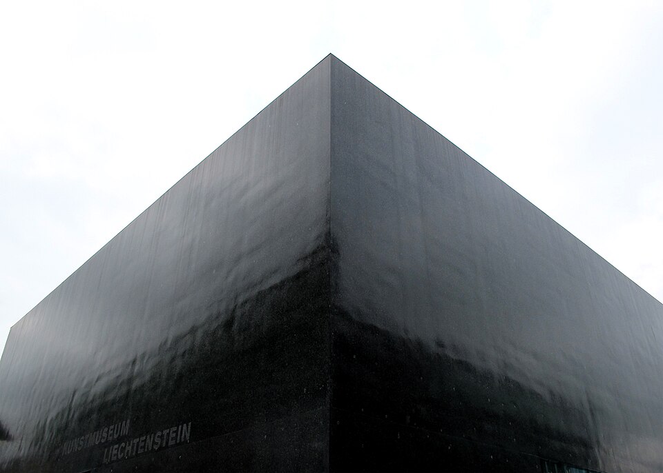 La esquina negra del Kunstmuseum Liechtenstein