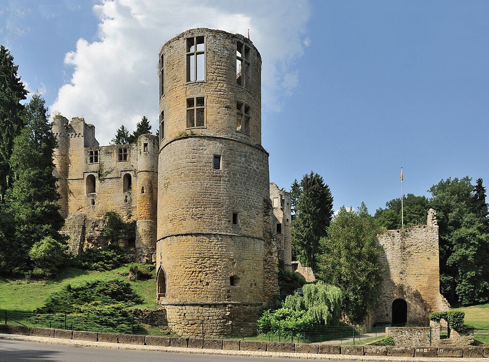 Las ruinas del castillo medieval de Beaufort